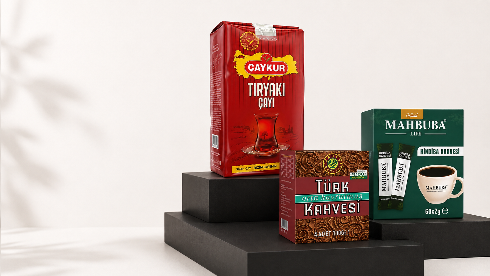 Tea and coffee, thoughtfully selected.