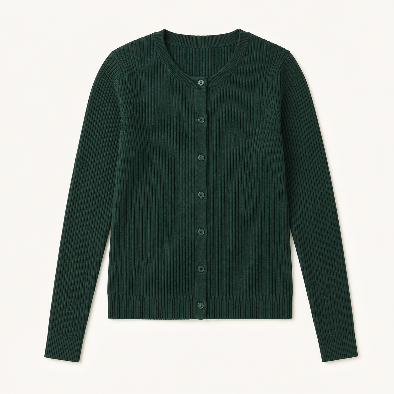 Ribbed Knit Cardigan
