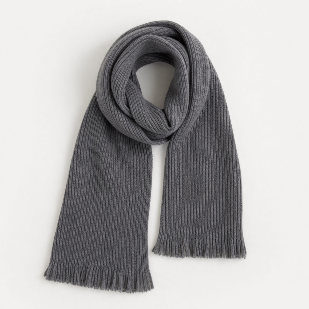 Ribbed Knit Scarf