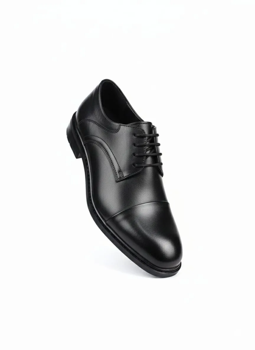 Black Classic Leather Oxford
