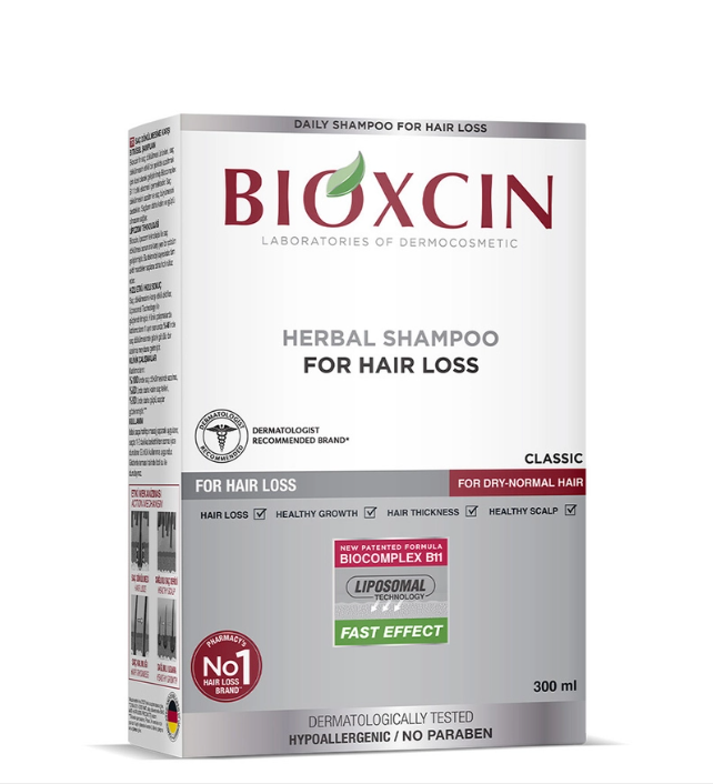 Bioxcin Classic Herbal Shampoo 300 ml product view