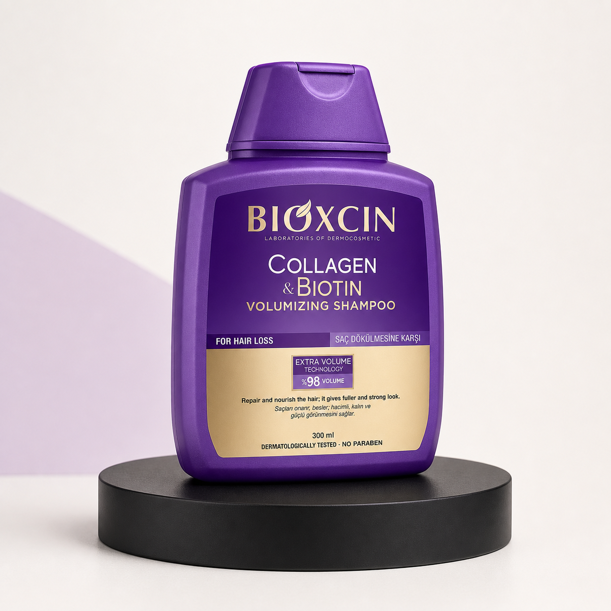 Bioxcin Collagen & Biotin Volumizing Shampoo 300 ml