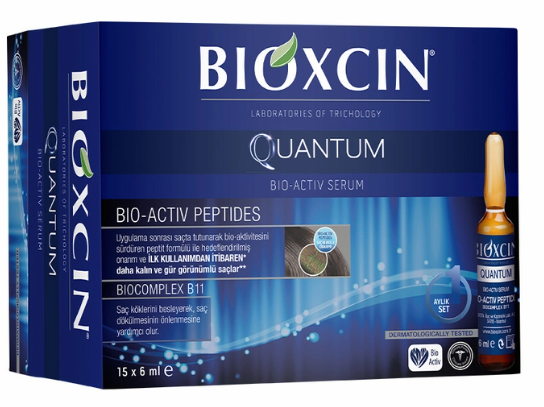 Bioxcin Quantum Bio-Active Serum for Hair - 15 x 6 ml product view
