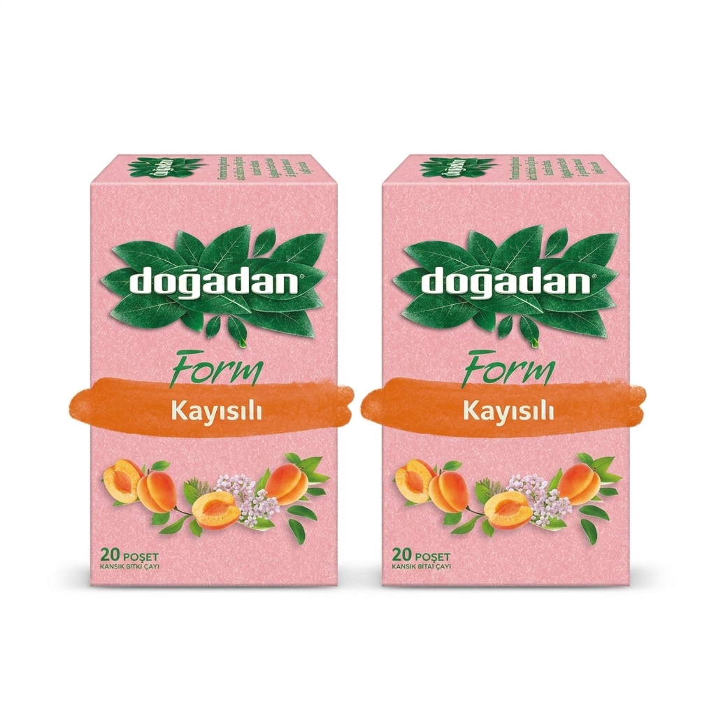 Doğadan Apricot Herbal Tea - 2 x 20 Bags product view