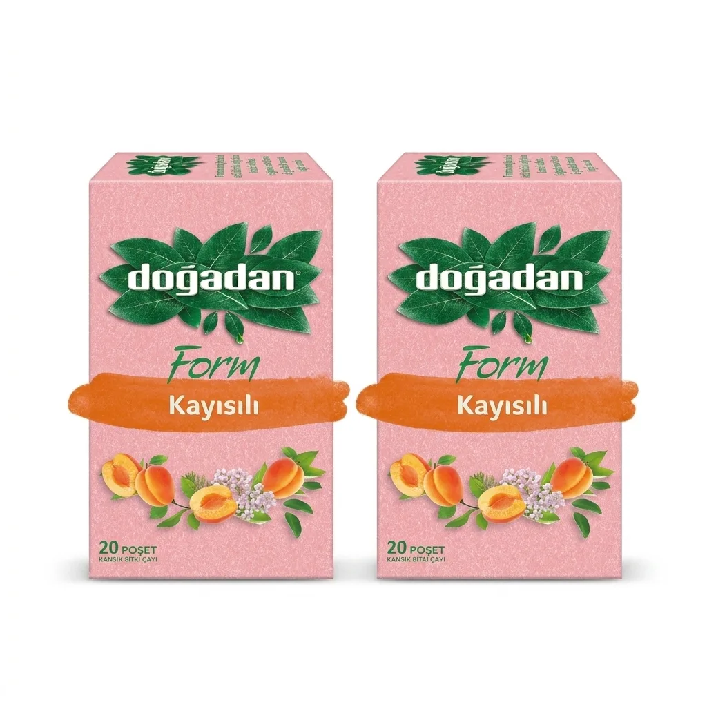 Doğadan Apricot Herbal Tea - 2 x 20 Bags product view