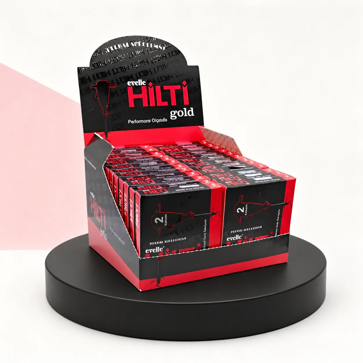 Evelle Hilti Gold Display Pack