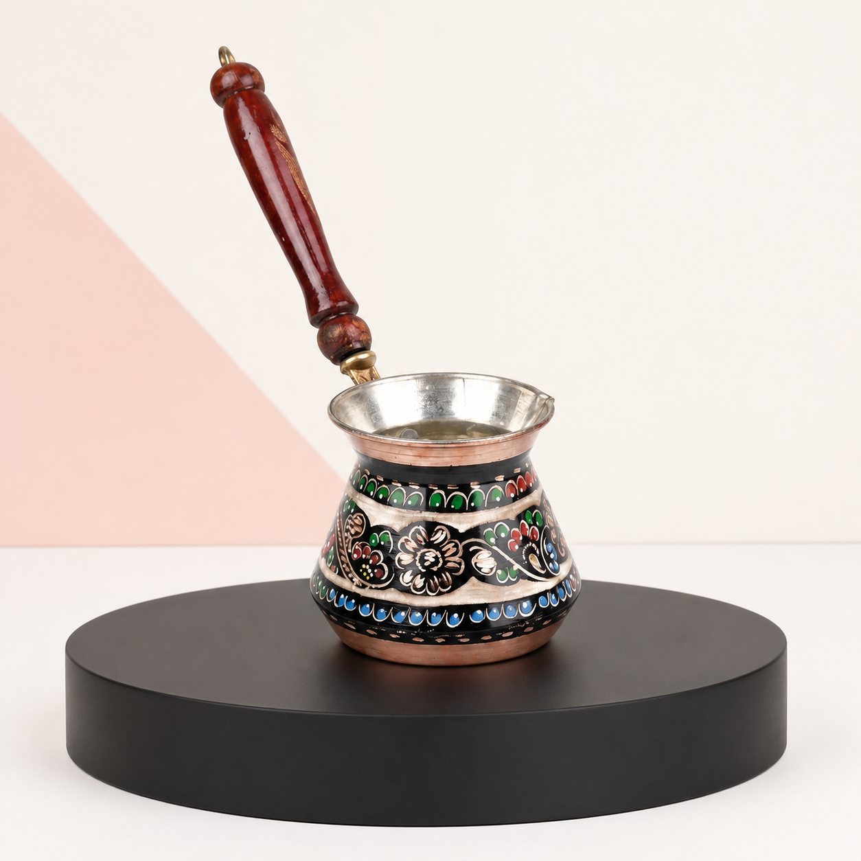 Hand-Painted Turkish Coffee Pot