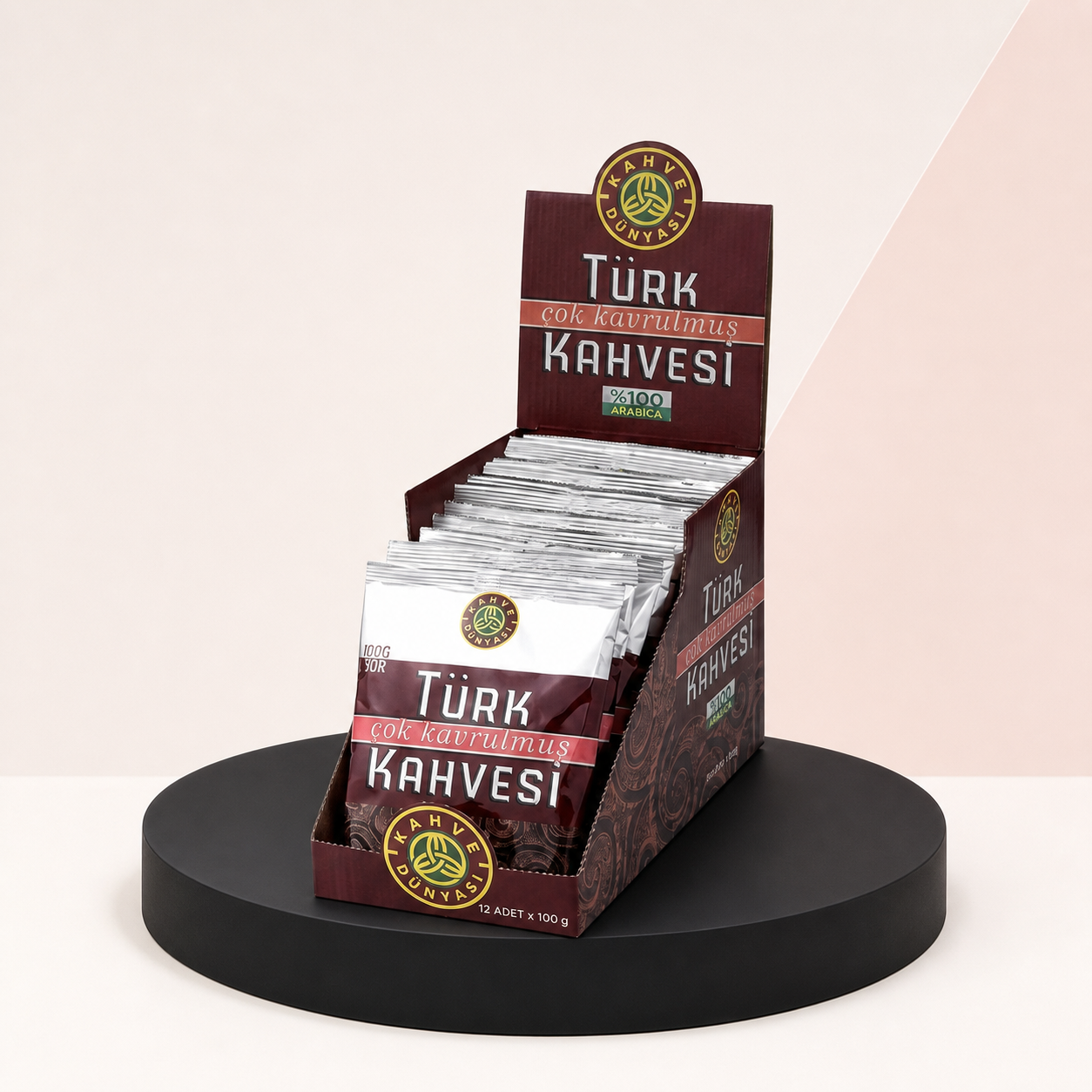 Kahve Dünyası Dark Roast Turkish Coffee Display