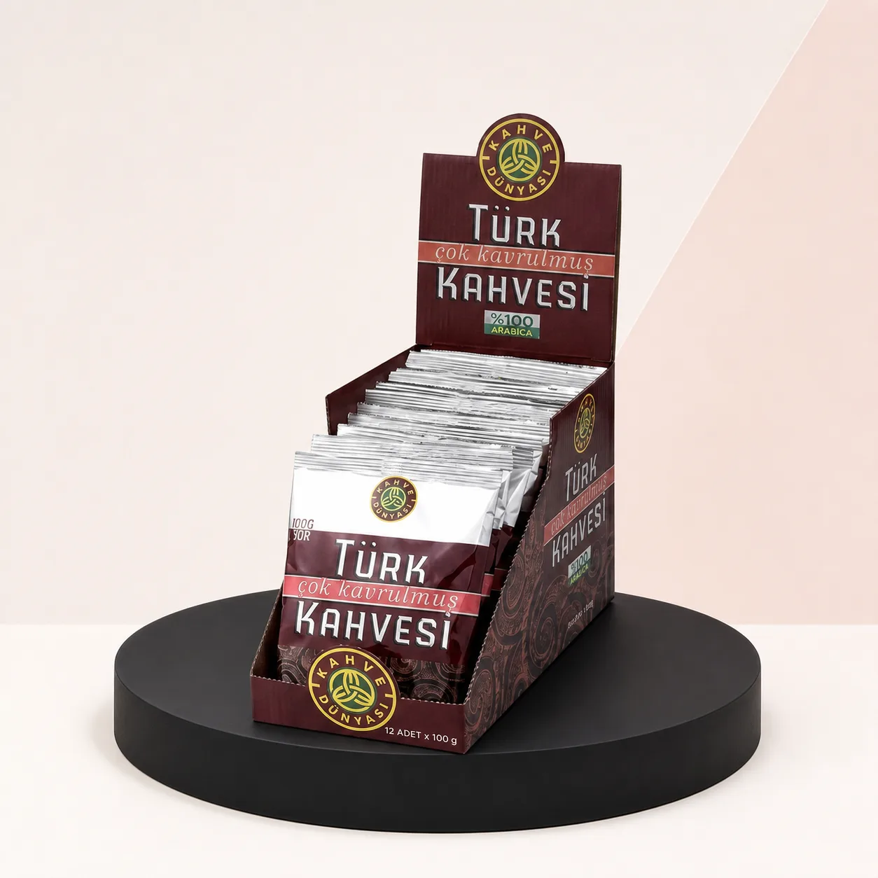 Kahve Dünyası Dark Roast Turkish Coffee Display