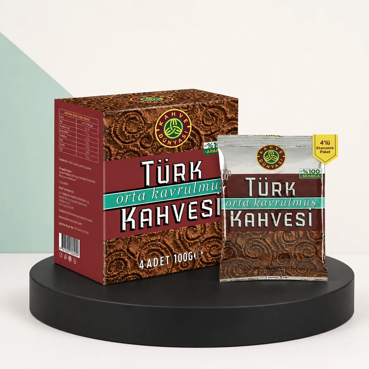 Kahve Dünyası Medium Roast Turkish Coffee 4-Pack