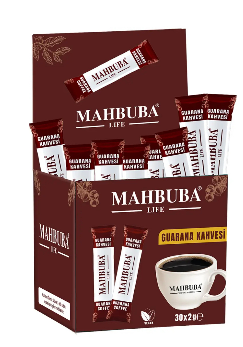 Mahbuba Life Guarana Coffee 30 x 2 g product view