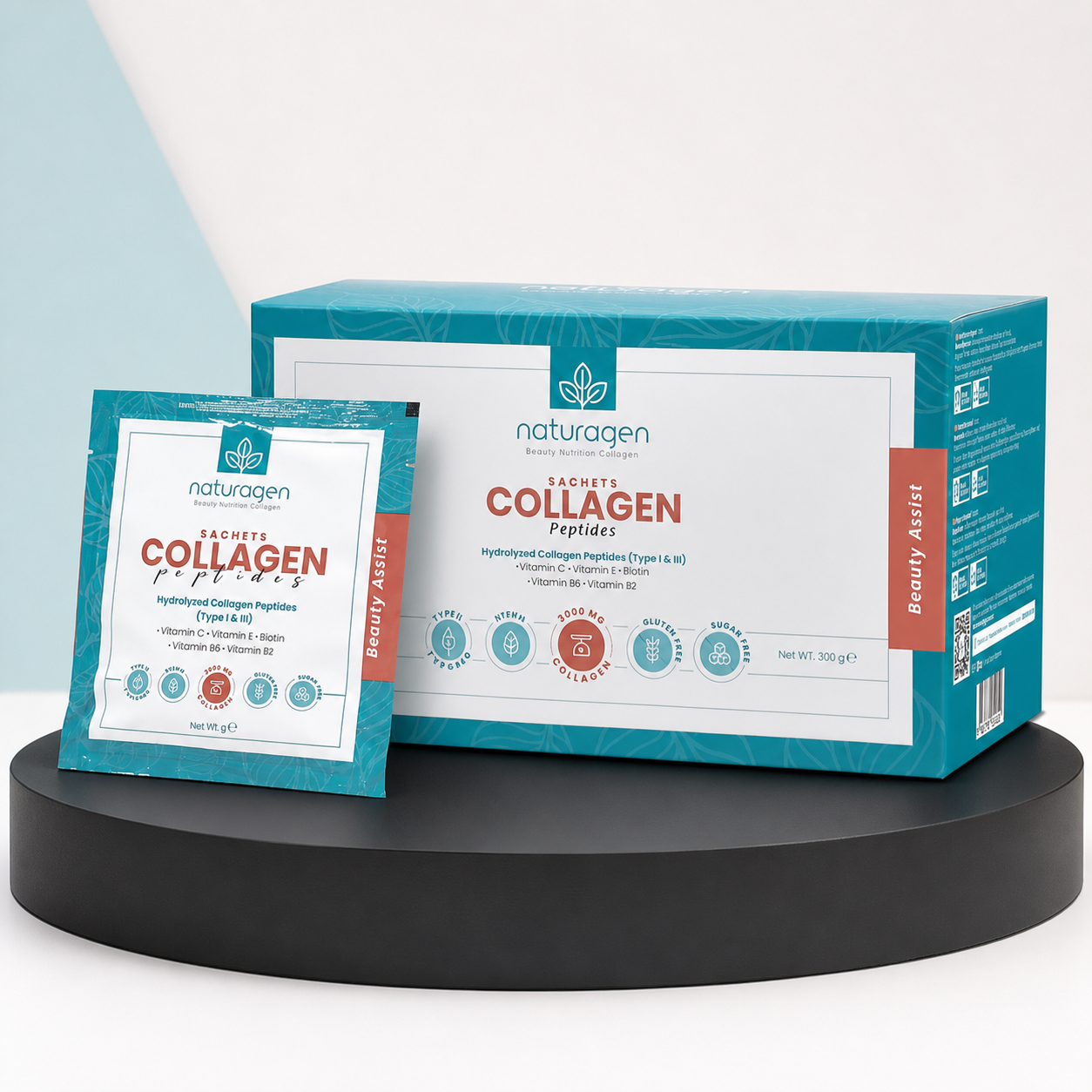 Naturagen Collagen Peptides 30 Sachets product view