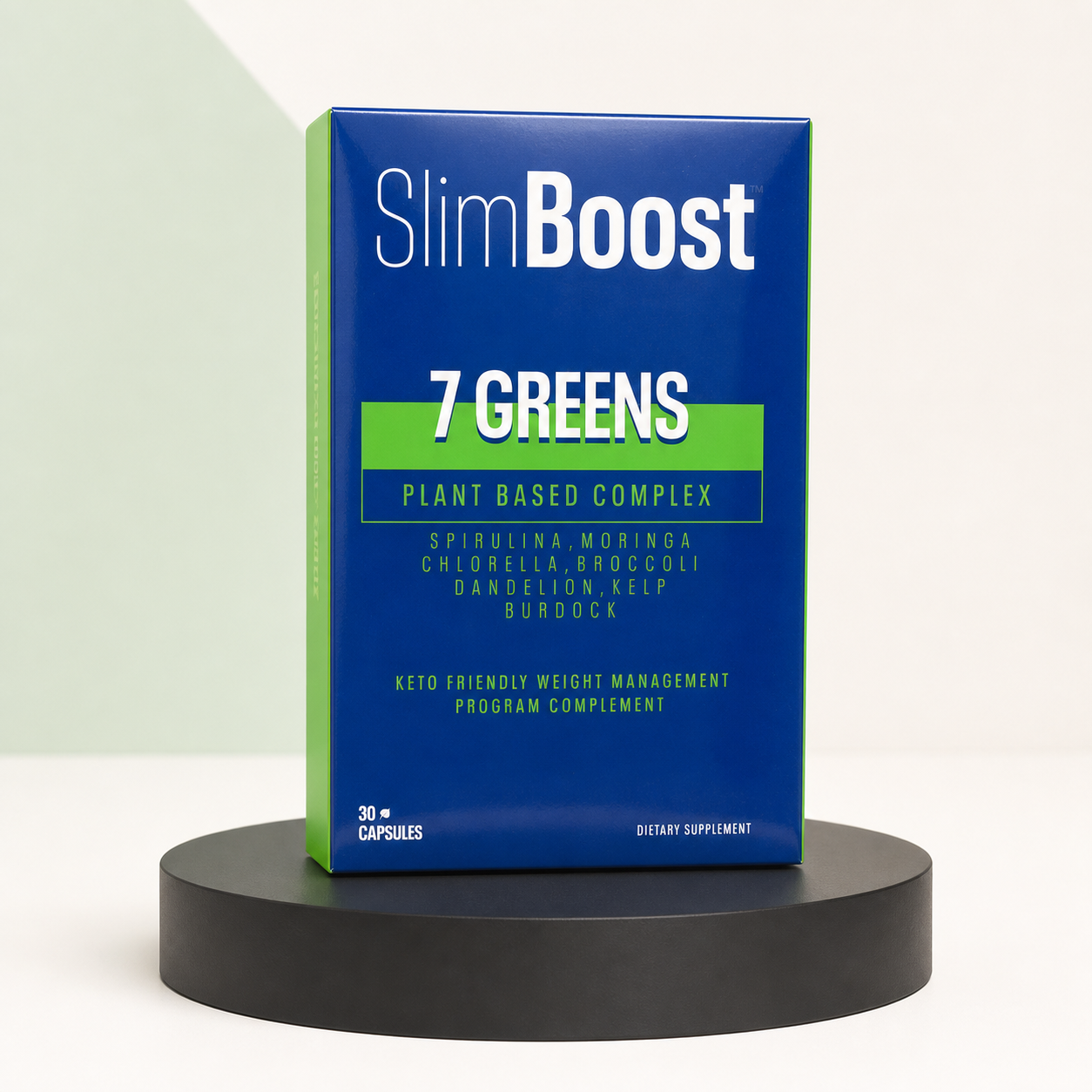 SlimBoost 7 Greens Plant-Based Complex 30 Capsules