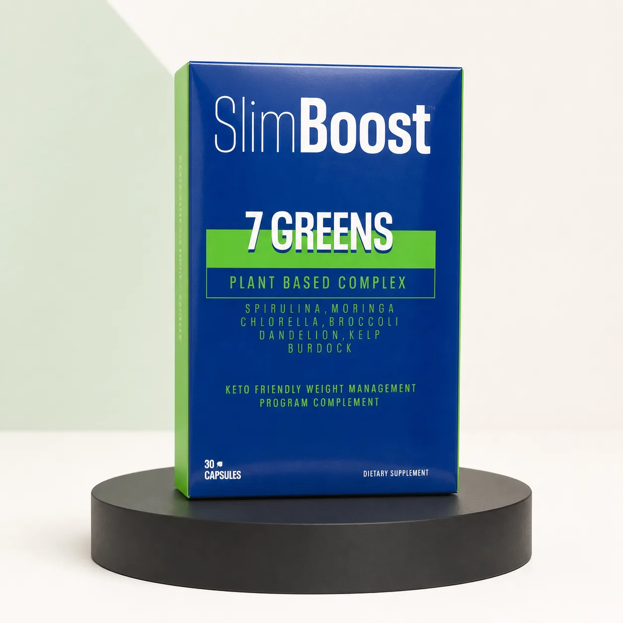 SlimBoost 7 Greens Plant-Based Complex 30 Capsules