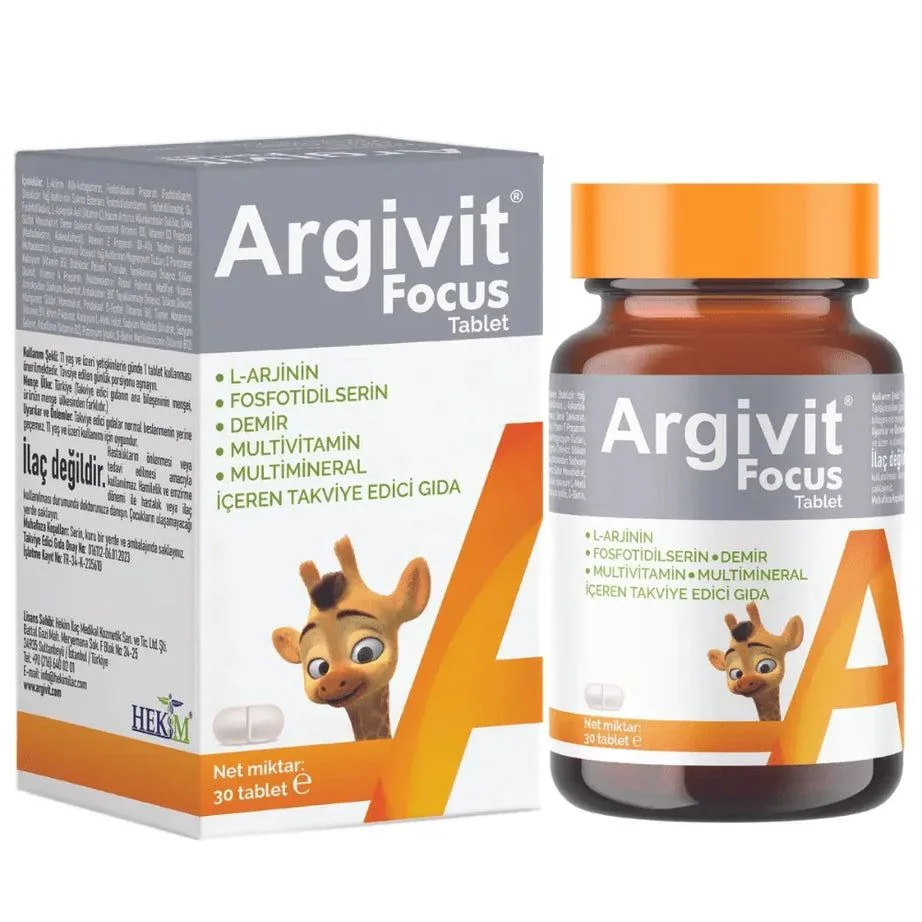 Argivit Focus Tablets product view