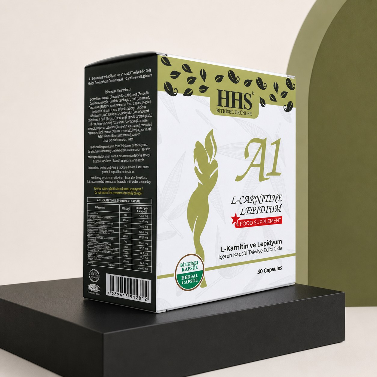 HHS A1 L-Carnitine & Lepidium Capsules